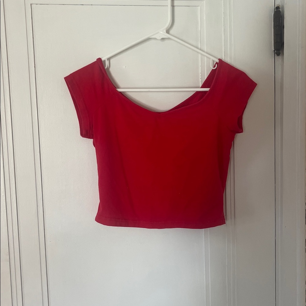 SHEIN Vibrant Red Top